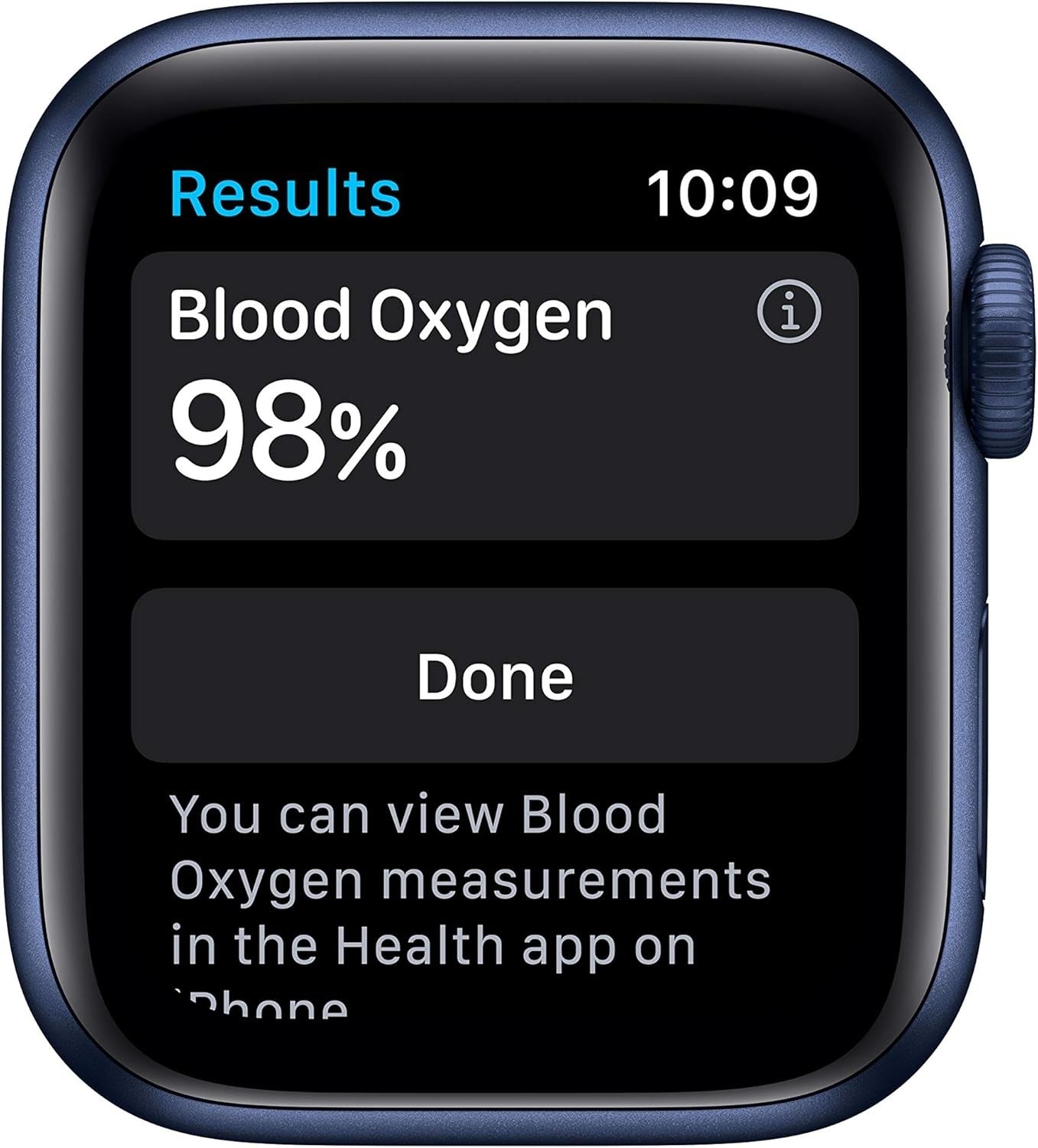 Apple Watch Series 6 (GPS, 40mm) Blue Aluminium Case + Deep Navy Sport Band