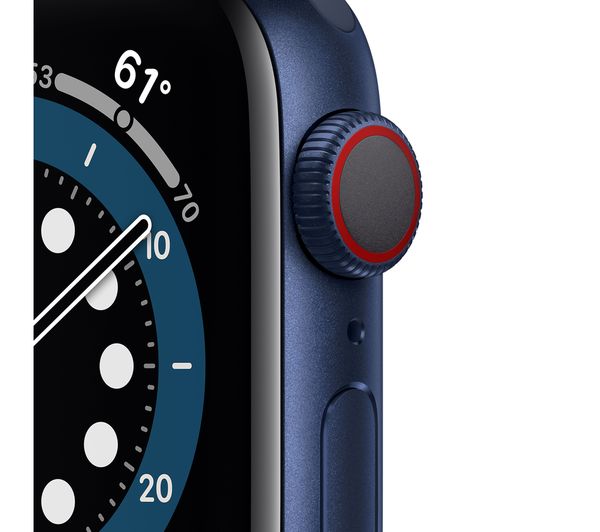 Apple Watch Series 6 (GPS + Cellular) Aluminium, A2375, 40mm, Blue, No Strap