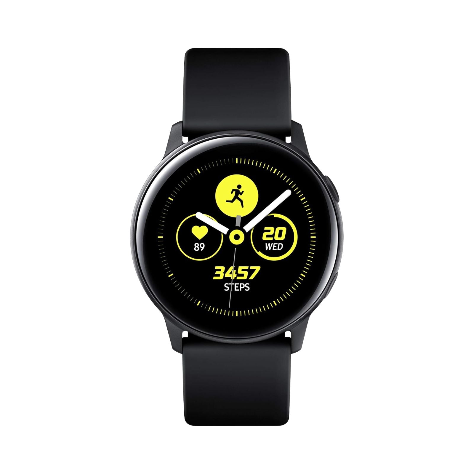 Samsung Galaxy Watch Active (Bluetooth, 40mm) Black Aluminium Case + Black Strap
