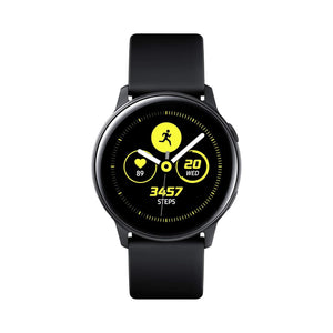 Samsung Galaxy Watch Active (Bluetooth, 40mm) Black Aluminium Case + Black Strap