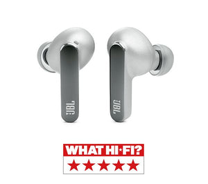 JBL Live Pro 2 TWS Wireless Bluetooth Noise-Cancelling Earbuds - Silver