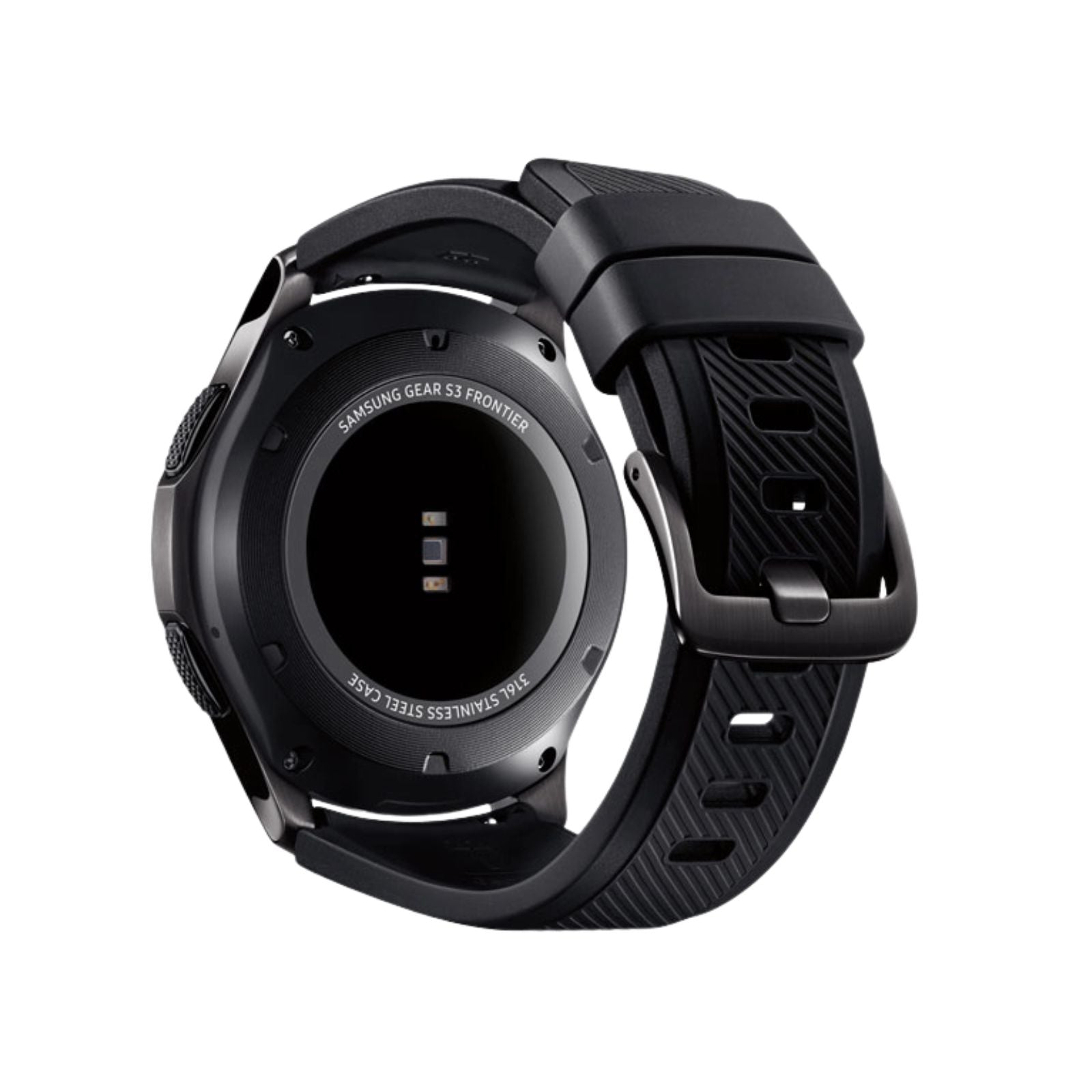 Samsung Gear S3 Frontier (Bluetooth, 46mm) Black Steel Case + Black Strap