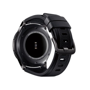 Samsung Gear S3 Frontier (Bluetooth, 46mm) Black Steel Case + Black Strap