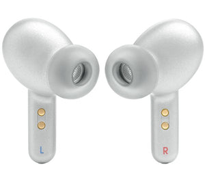 JBL Live Pro 2 TWS Wireless Bluetooth Noise-Cancelling Earbuds - Silver