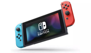 Nintendo Switch Handheld Console, 32GB - Improved Battery - Neon Blue/Red