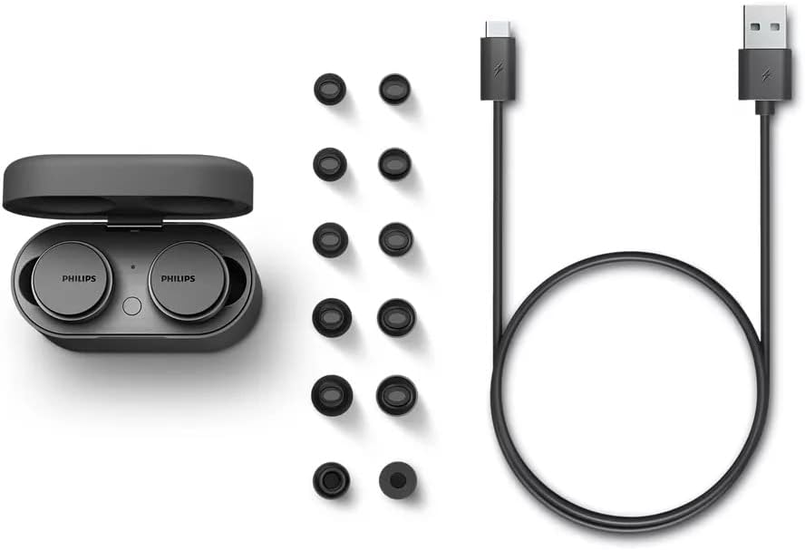 TAT8506BK/00 Wireless Bluetooth Noise-Cancelling Earbuds - Black
