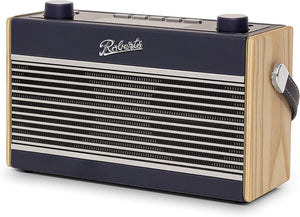 Roberts Rambler BT Stereo Bluetooth DAB/DAB+/FM Radio - DAB Radio With Bluetooth - Navy Blue