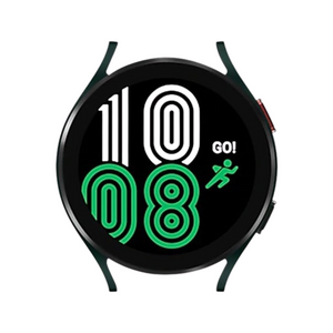 Samsung Galaxy Watch4 (Cellular, 44mm) - Aluminium, Green + Black Strap