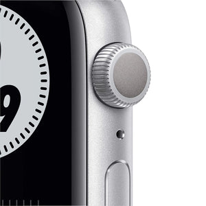 Apple Watch Series 6 Nike (GPS) Aluminium, A2291, 40mm, Silver, Pure Plat/Black Nike Sport Band