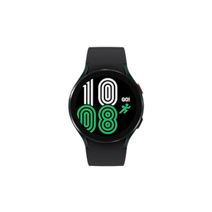 Samsung Galaxy Watch4 (Cellular, 44mm) - Aluminium, Green + Black Strap