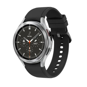 Samsung Galaxy Watch4 Classic (Bluetooth, 42mm) Steel Case + Black Strap