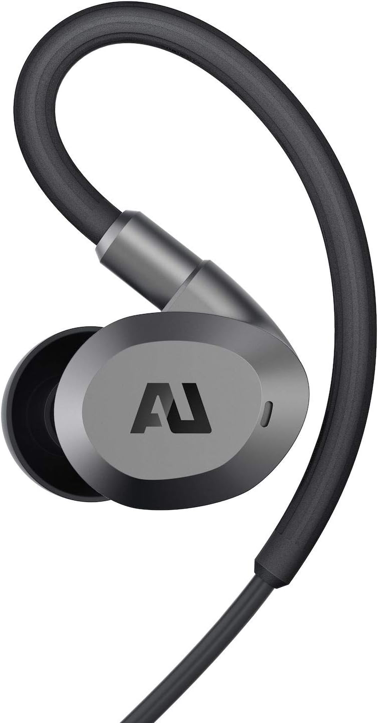 Ausounds AU-Flex ANC Wireless Bluetooth Neckband Planar Earphones, Black
