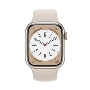 Apple Watch Series 8 (GPS + Cellular), A2773, Aluminium, 41mm, Starlight, 3P Starlight Sport Band