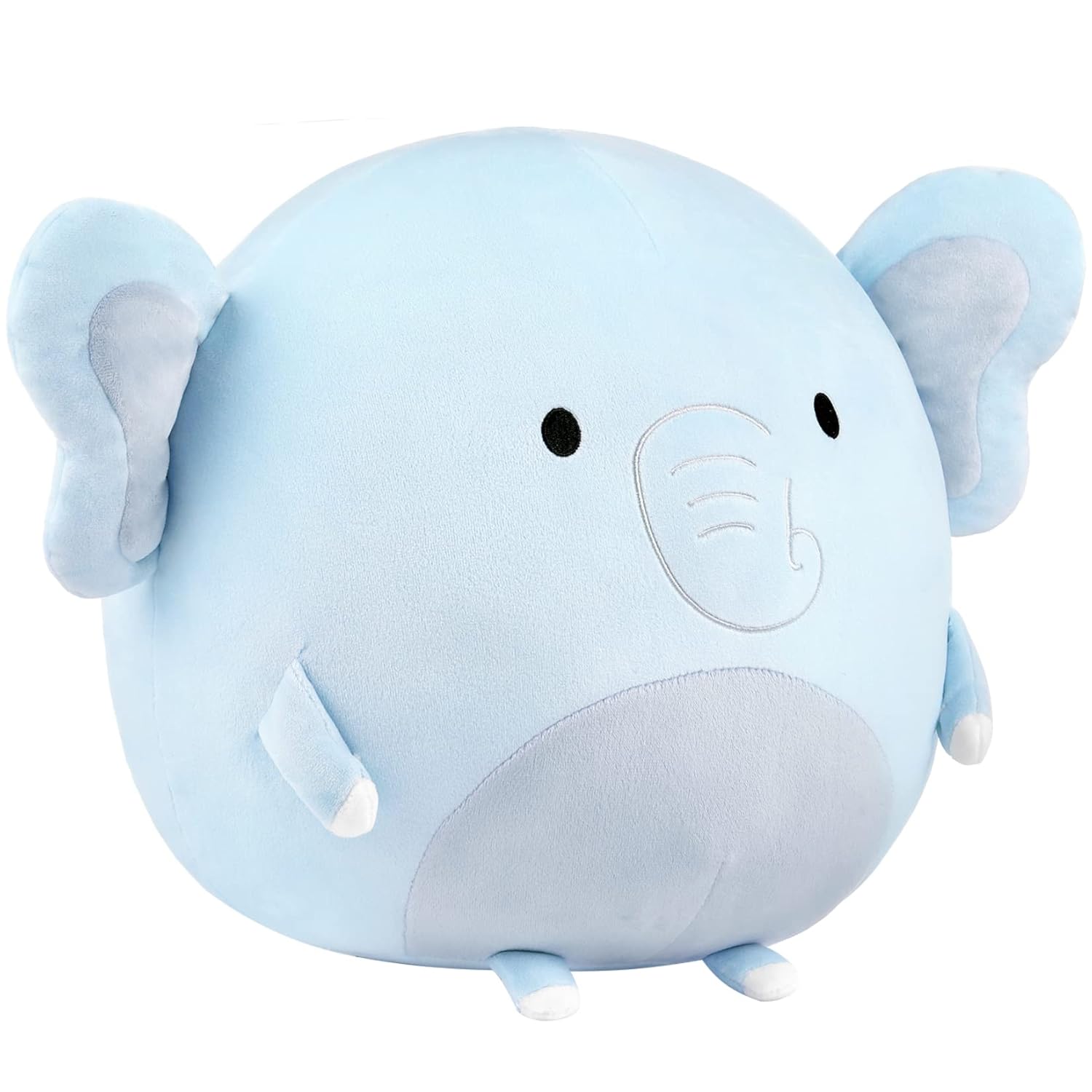 Stuffed elephant plush pillow deals