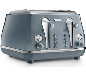 Icona Metallics CTOT4003.AZ 4-Slice Toaster - Blue