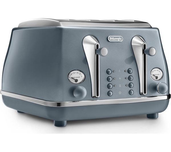 Icona Metallics CTOT4003.AZ 4-Slice Toaster - Blue