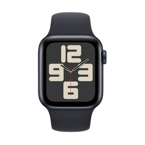 Apple Watch SE 2nd Gen (GPS, 40mm) Midnight Aluminium Case + Black Strap