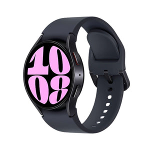 Samsung Galaxy Watch6 (Bluetooth, 40mm) Graphite Aluminium Case + Black Strap