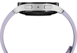 Samsung Galaxy Watch5 (Bluetooth, 40mm) Silver Aluminium Case + Purple Strap