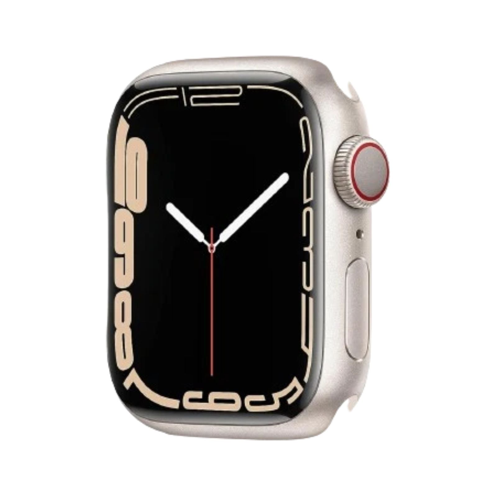 Apple Watch Series 7 (GPS + Cell, 45mm) Starlight Aluminium Case + Starlight Strap