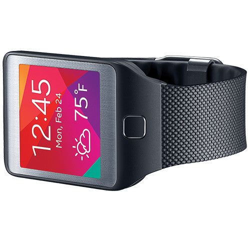 Samsung Gear 2 Neo (Sm-R3810Zkaxar) Charcoal Black Case + Charcoal Strap