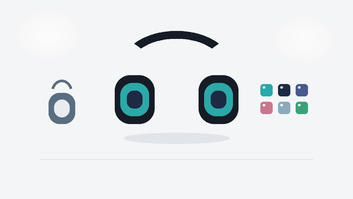 Abstract over-ear headphones with colour cushion swatches on a soft desk — Beats 360 news and refurbished headphone buying guide