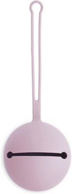 Mushie Silicone Pacifier Case Soft Lilac Portable Baby Accessories