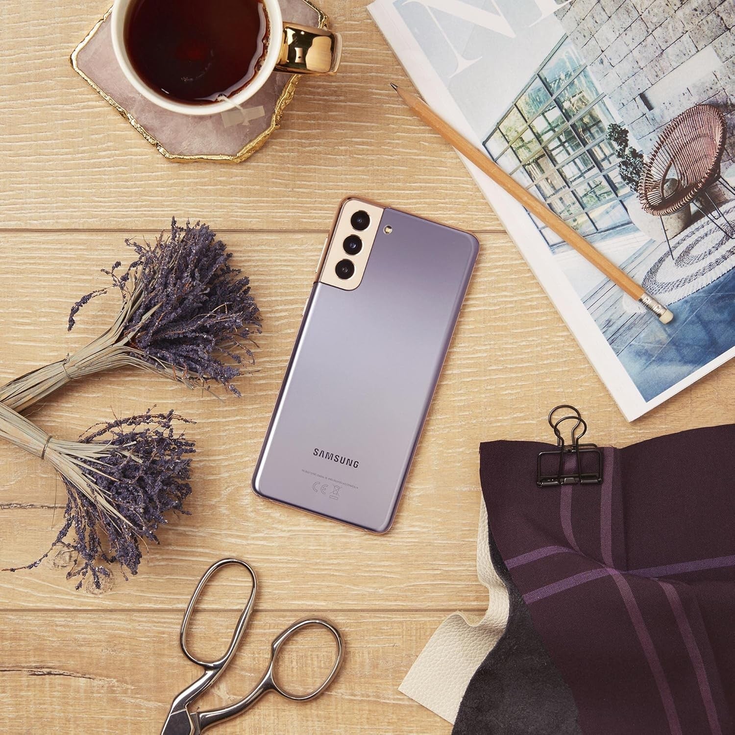 Samsung Galaxy S21 - 128GB - Violet Dual Sim (Single Sim+e-Sim)