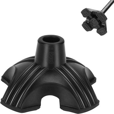 Supregear Non-Slip Cane Tips, Heavy Duty, Replacement Rubber Tip, Black