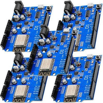 AZDelivery D1 NodeMCU WiFi ESP8266 IoT Dev Board CH340 Arduino 5 Pack
