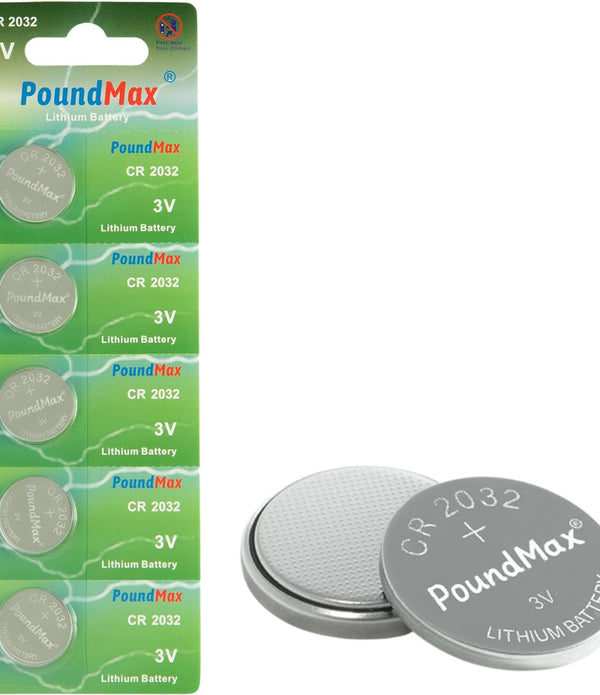 20 x PoundMax 2032 CR2032 3V Lithium Batteries - Rebx.co.uk