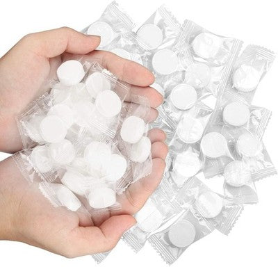 Laiter Compressed Cotton Towels 200 Pack Portable Travel Coin Tissues