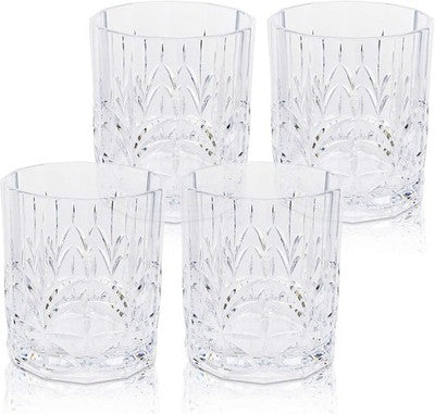 BELLAFORTE Tritan Shatterproof Short Tumblers 4pk 385ml Myrtle