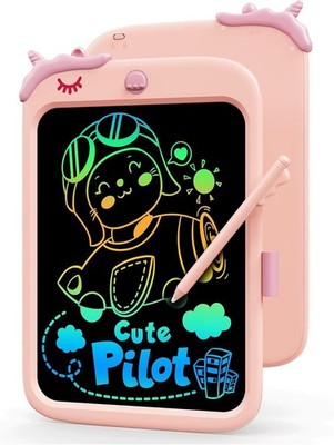 Kokodi 10" Lcd Writing Tablet Unicorn Drawing Board For 3?6 Yr Olds (Pink)