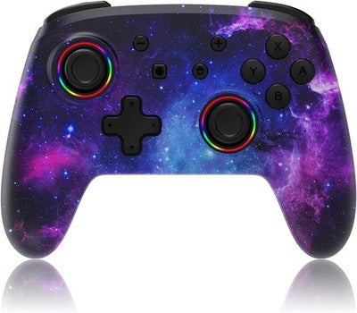 NexiGo Wireless Controller for Switch OLED Switch Lite Cosmic Nebula Bluetooth