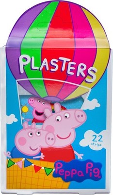 3 Pack Pepp A Pig Latex-Free Hypoallergenic Plasters 22Pc Kids Fun Designs
