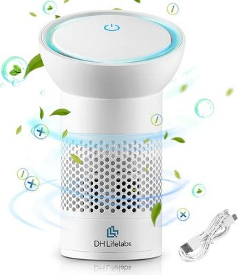 Sciaire Portable Air Purifier USB - Ion Clean, 3-Stage Filter