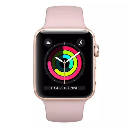 Apple Watch Series 3 (GPS + LTE, 42mm) Gold Aluminium Case + Pink Sand Strap