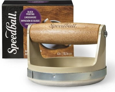 Speedball Baren 4 Inch Diameter Block Printing Baren Printmaking Tool