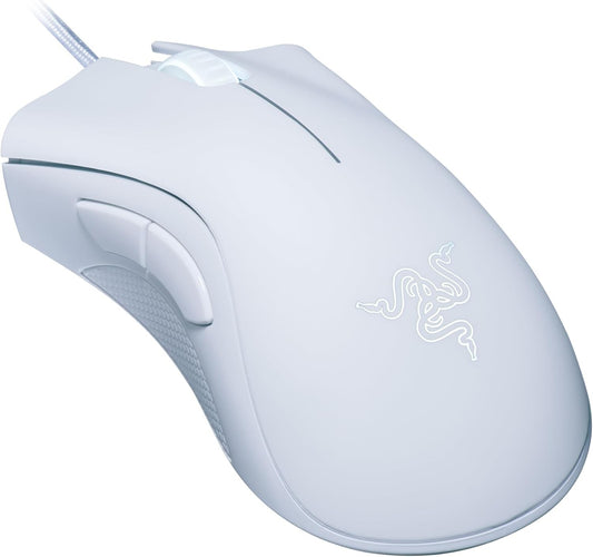 Razer DeathAdder Essential (2021) Wired Gaming Mouse - 6400 DPI, White