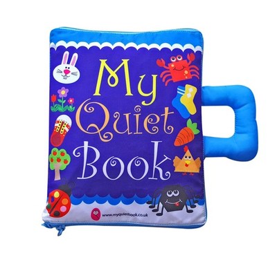 My Quiet Book Extra Large Soft Fabric Activity Book Toddlers CE Approved