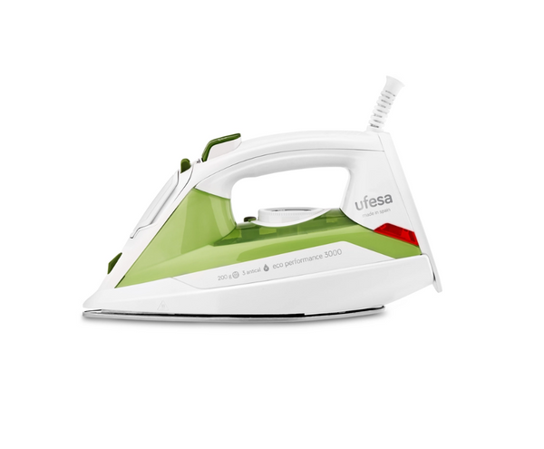 Ufesa PV3500 ECO Steam-dry iron 3000 W Green, Whiten **EU PLUG** - New - Rebx.co.uk