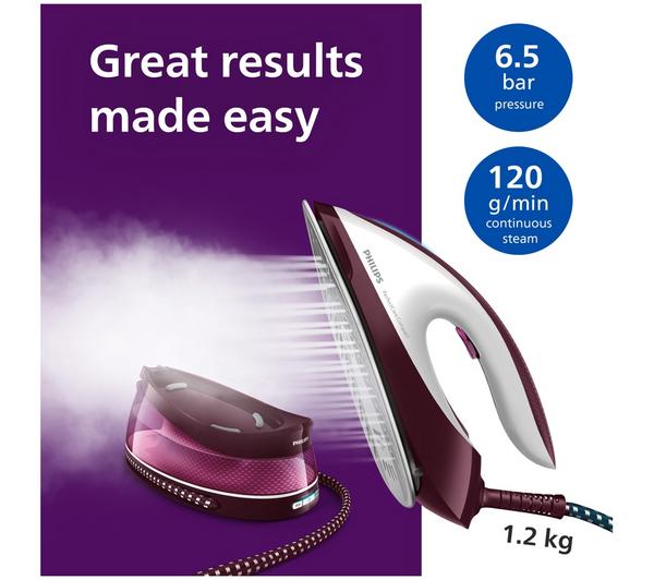 Philips PerfectCare Compact GC7842/46 Steam Generator Iron Purple