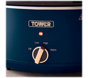 Tower Cavaletto T16043MNB Slow Cooker One Pot Cooking - Blue