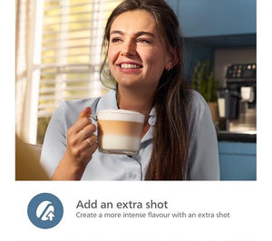 Philips 5500 Series LatteGo EP5546/70 Bean to Cup Coffee Machine - Silver/Black