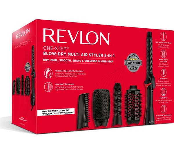 Revlon RVDR5371UK One Step 5-in-1 Hair Styler - Black - view 2