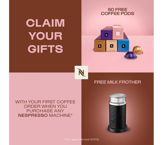 Nespresso Vertuo Pop ENV90.B De'Longhi Pod Coffee Machine Capsule - Black