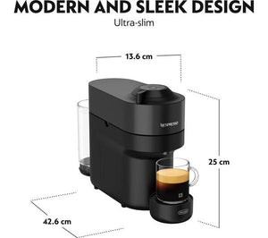 Nespresso Vertuo Pop ENV90.B De'Longhi Pod Coffee Machine Capsule - Black