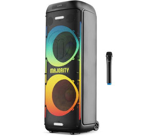 Majority Pulse 5 Portable Bluetooth Party Speaker, Black