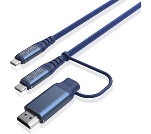 Sandstrom S2CCHD126 USB Type-C to HDMI Cable, 2m - Black